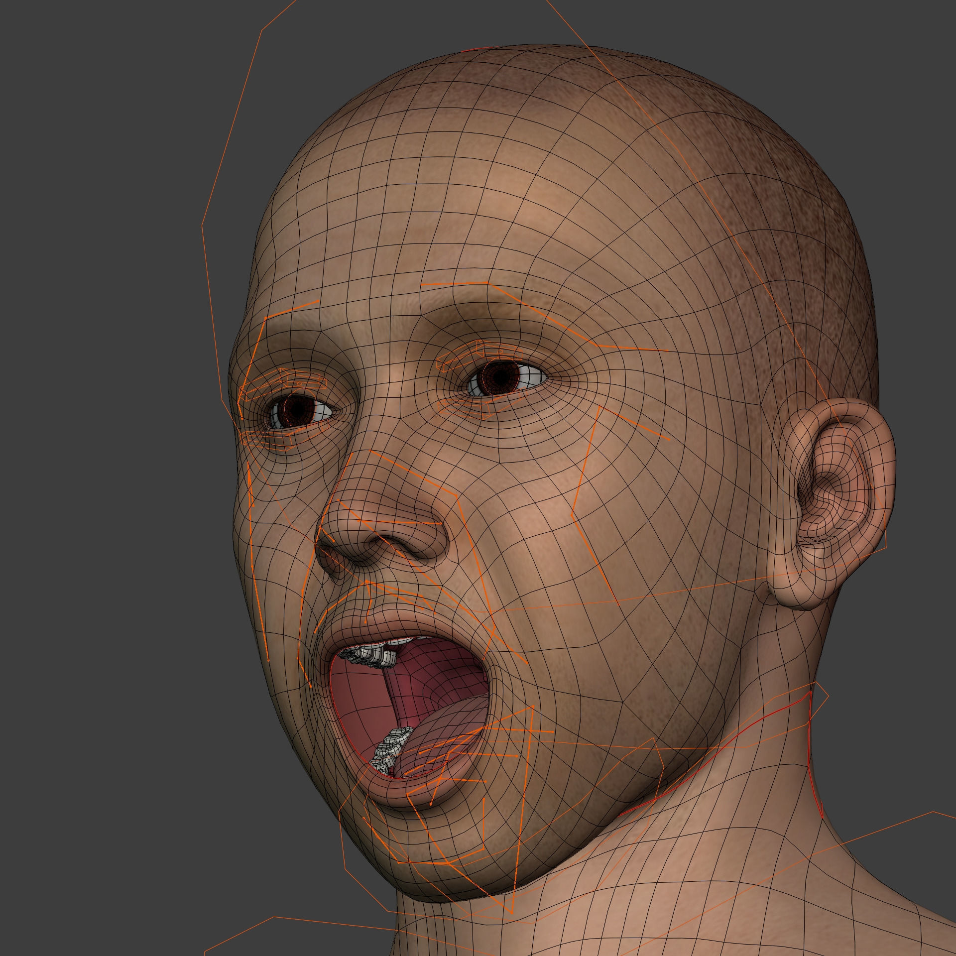 Athlete - MMA Fighter - UFC - Martial Art - Box - Kickboxing Low-poly 3D model_27