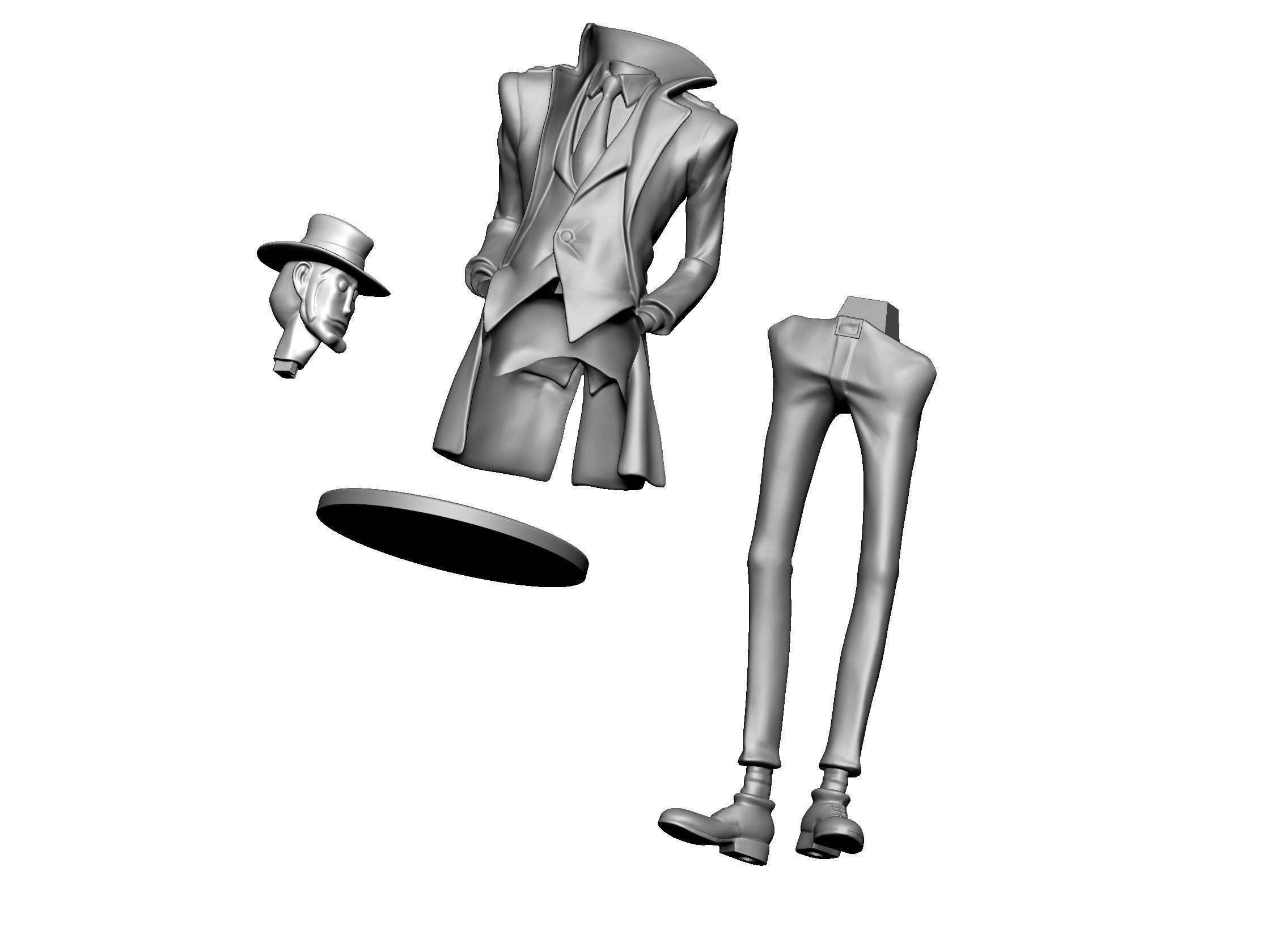 Zenigata 3D print model_4