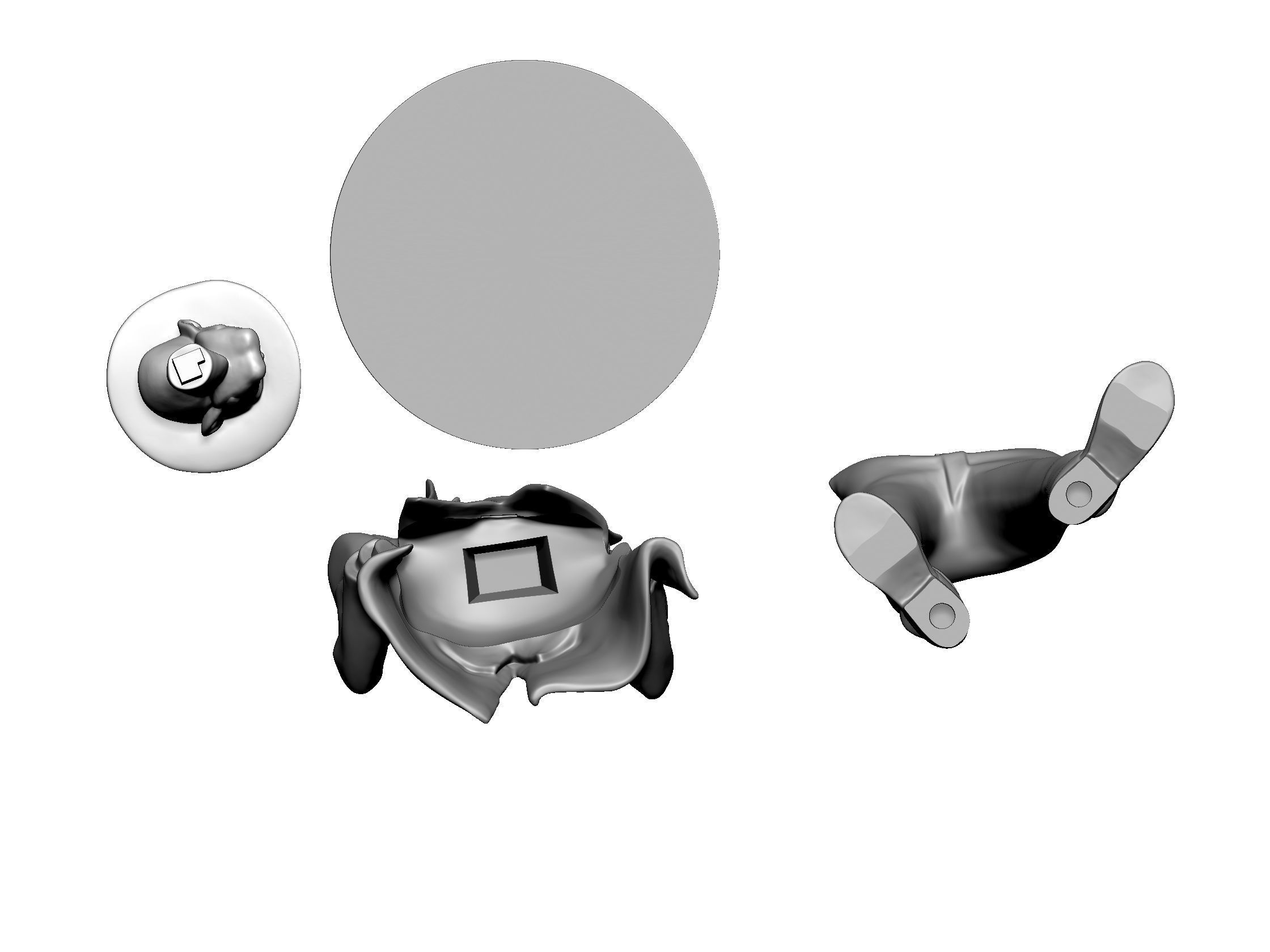 Zenigata 3D print model_2