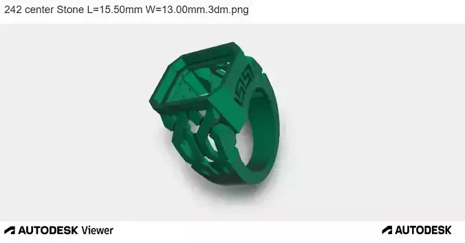 MEN SINGLE STONE RING