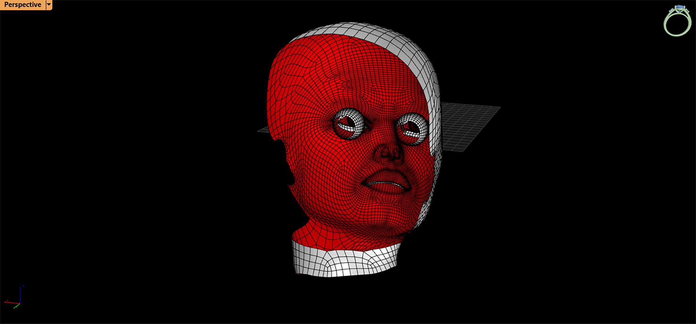 Real Size Head 3D model_10