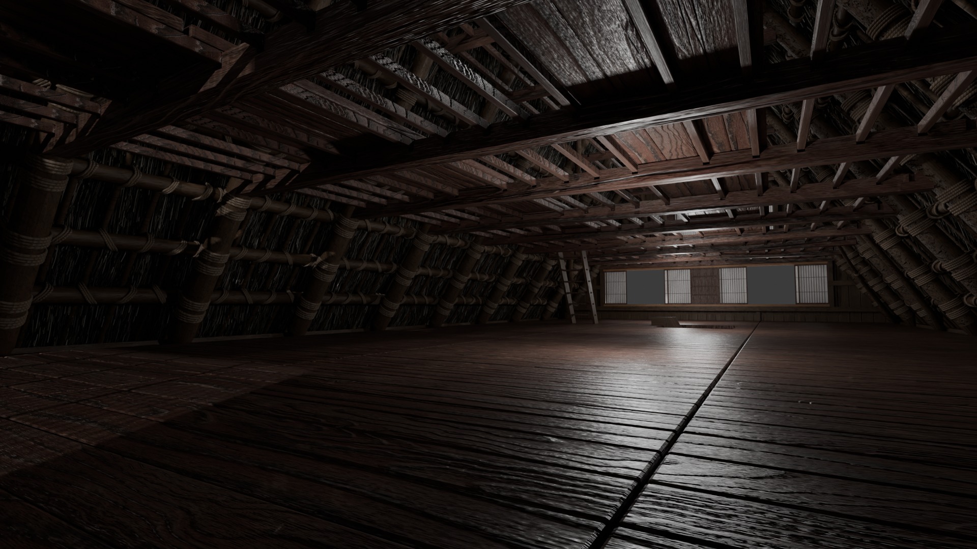 Japanese important cultural properties Ooto house 3D model_4