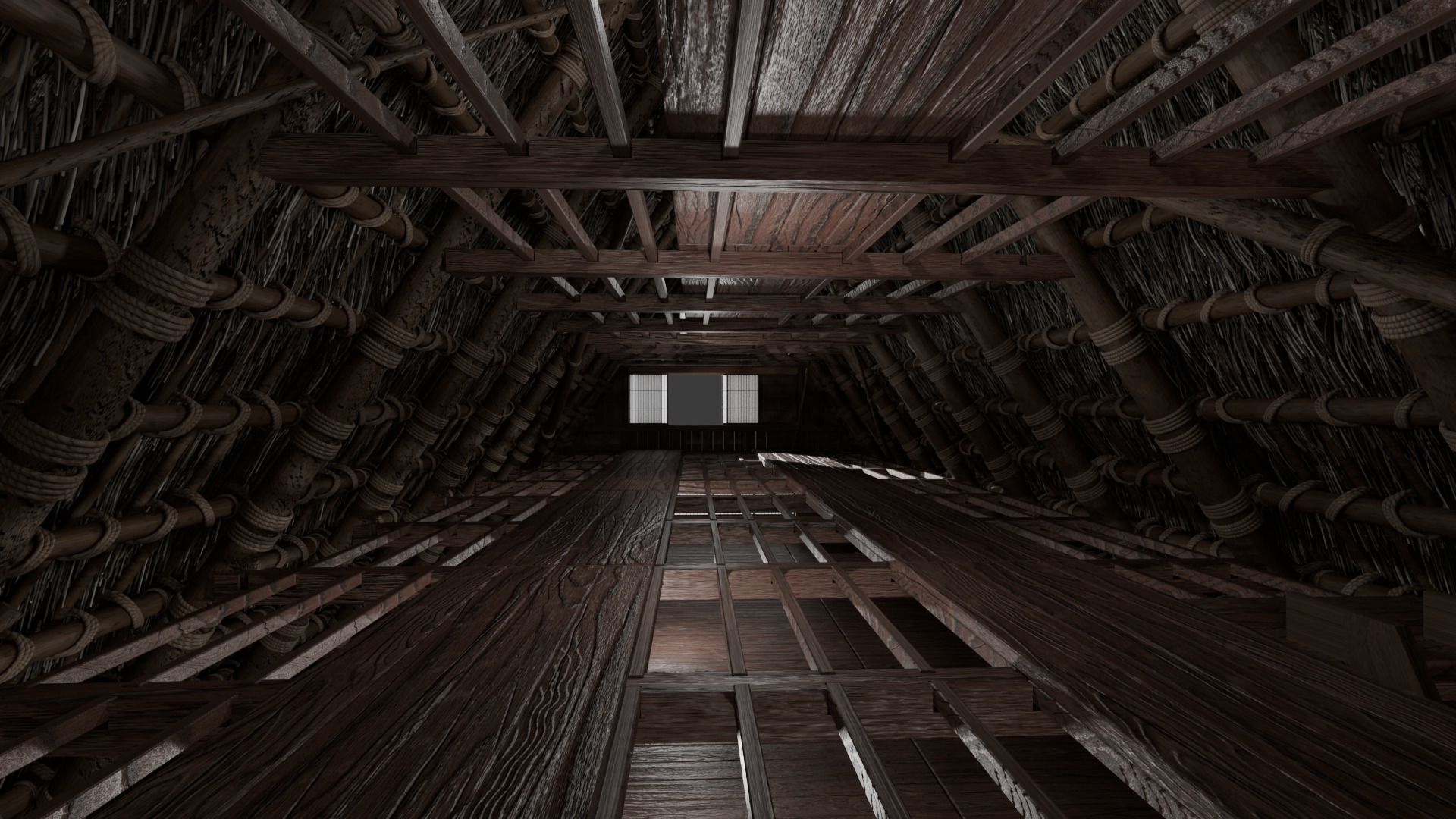 Japanese important cultural properties Ooto house 3D model_5