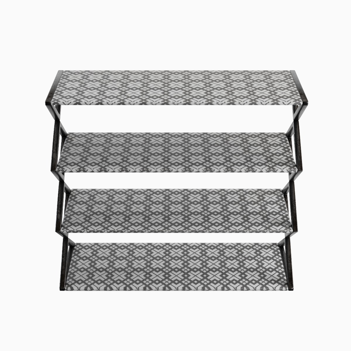 Shoe Rack 01 Low-poly 3D model_4