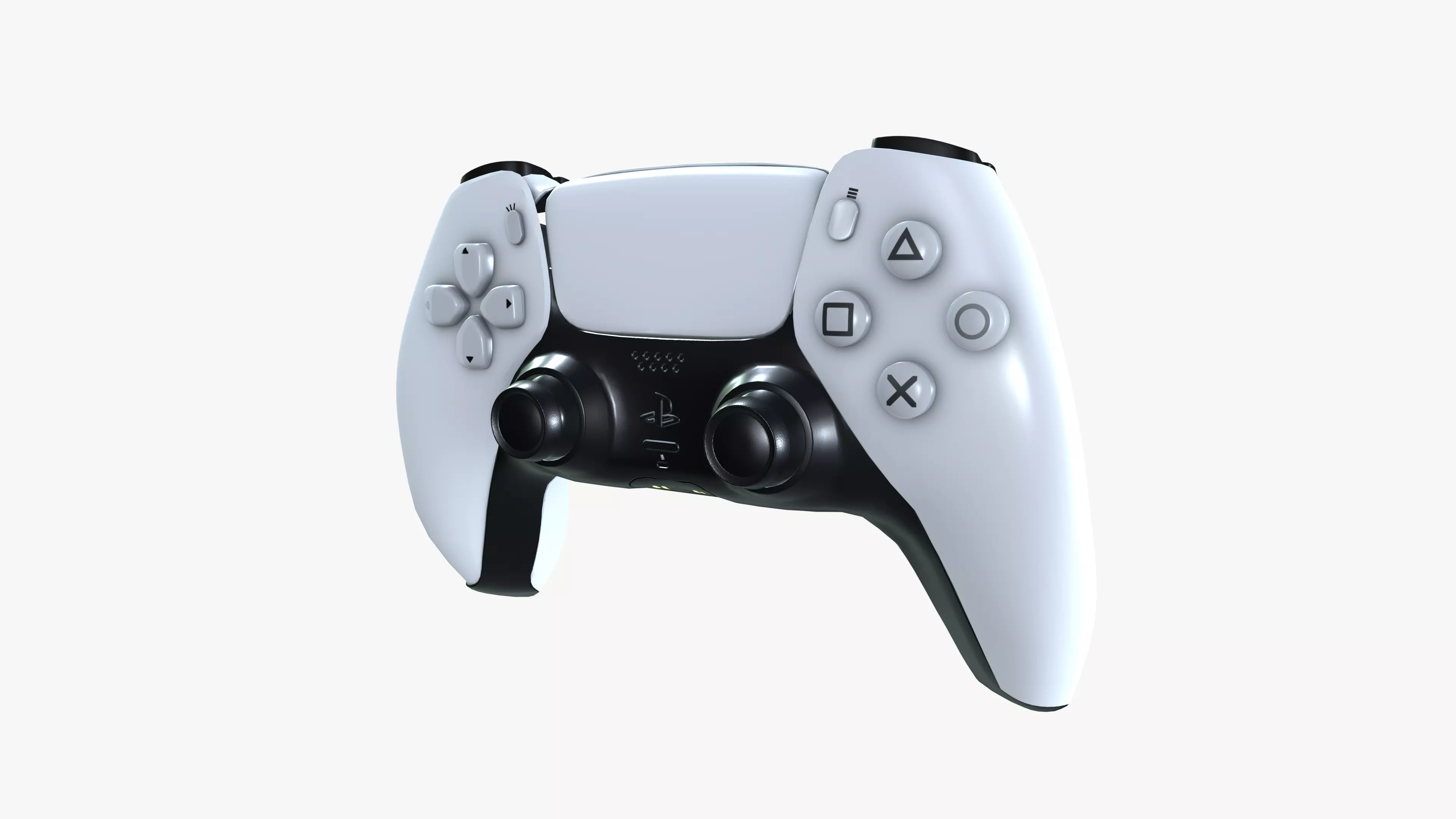 Ps5 Controller Low-poly 3D model_0