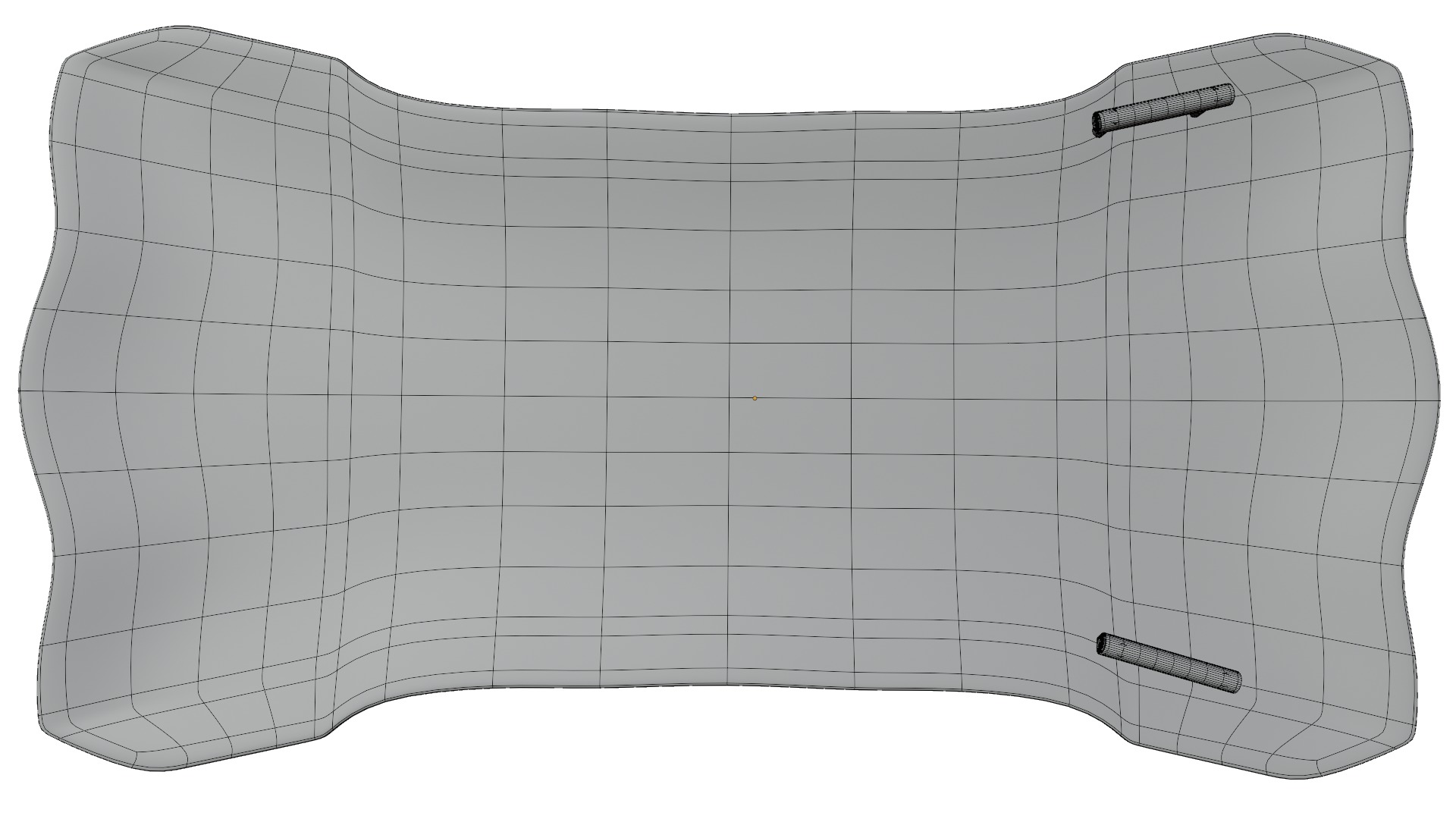 winter Sledge Low-poly 3D model_16