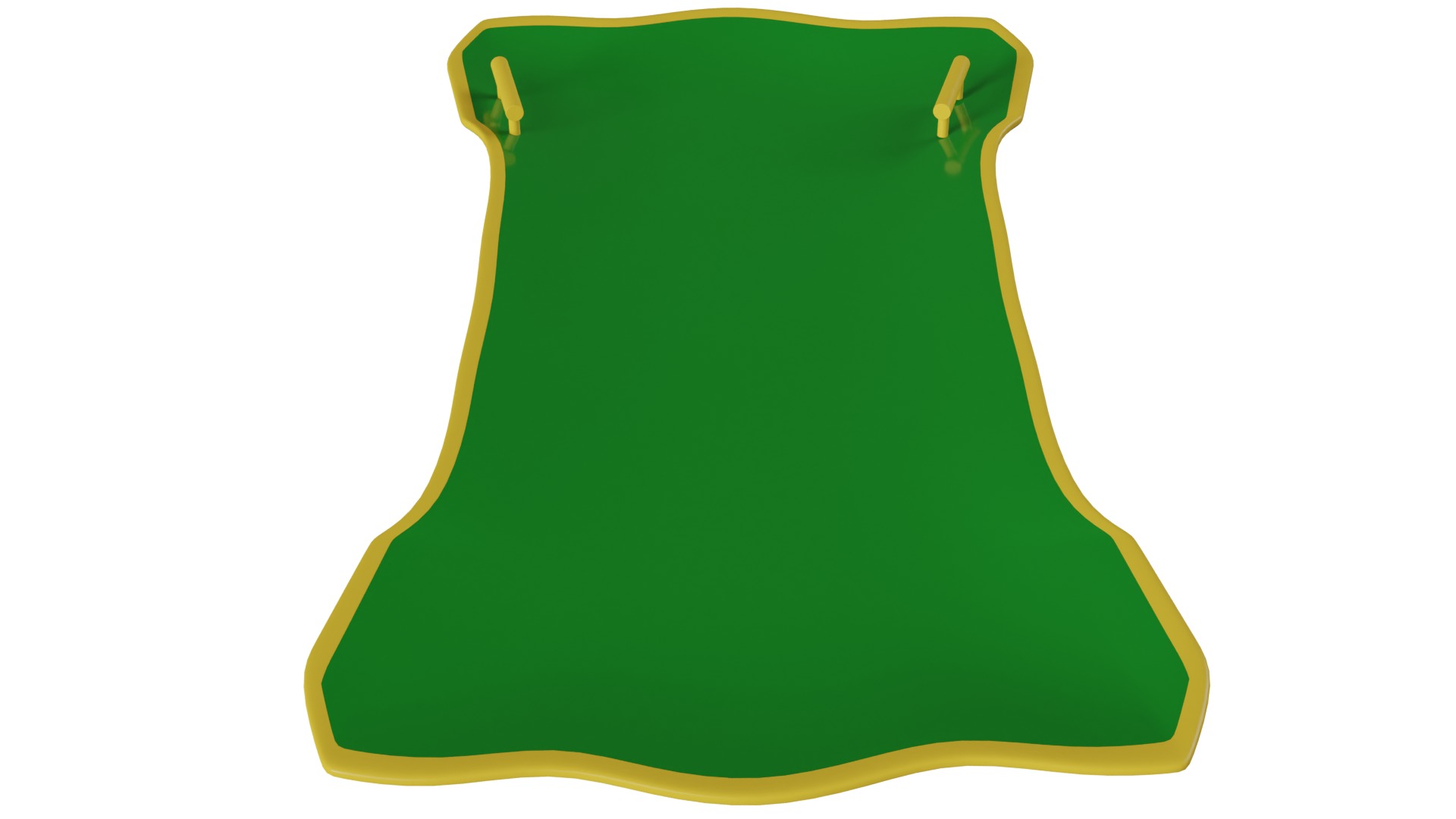 winter Sledge Low-poly 3D model_6