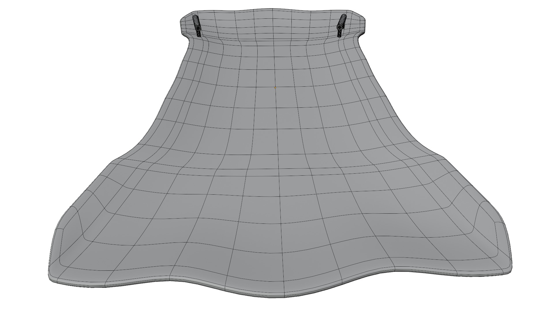 winter Sledge Low-poly 3D model_15