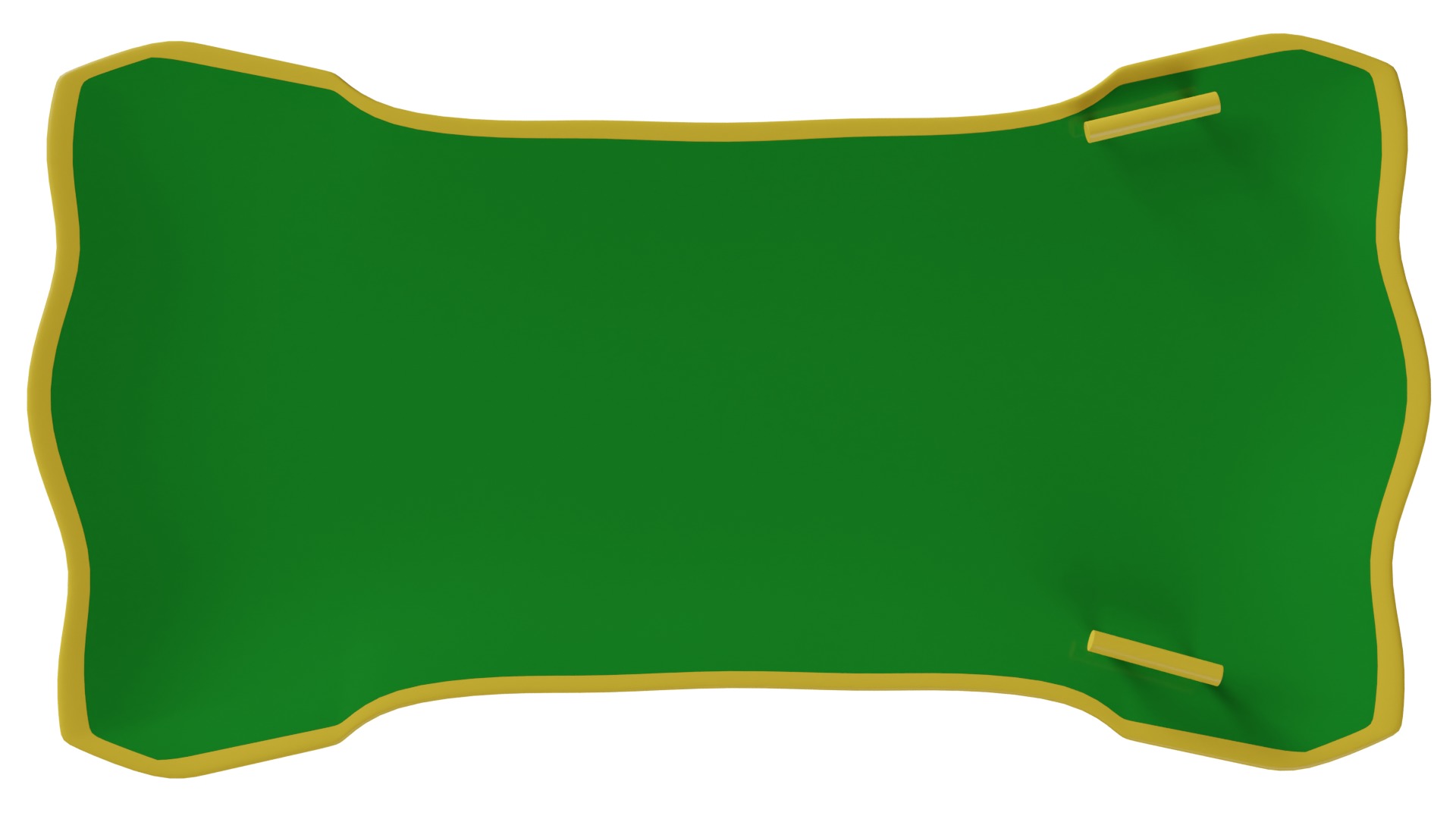 winter Sledge Low-poly 3D model_7