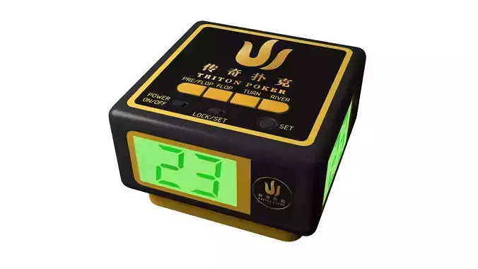 Triton Shot Clock Low-poly 3D model