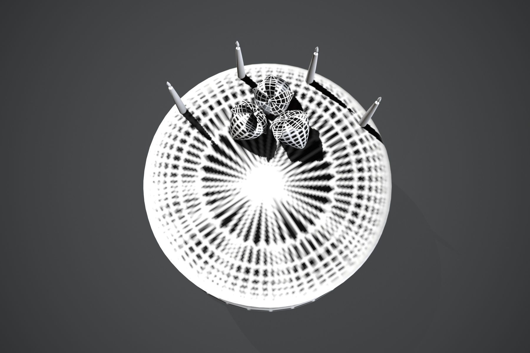 Strawberry Cake Free low-poly 3D model_12