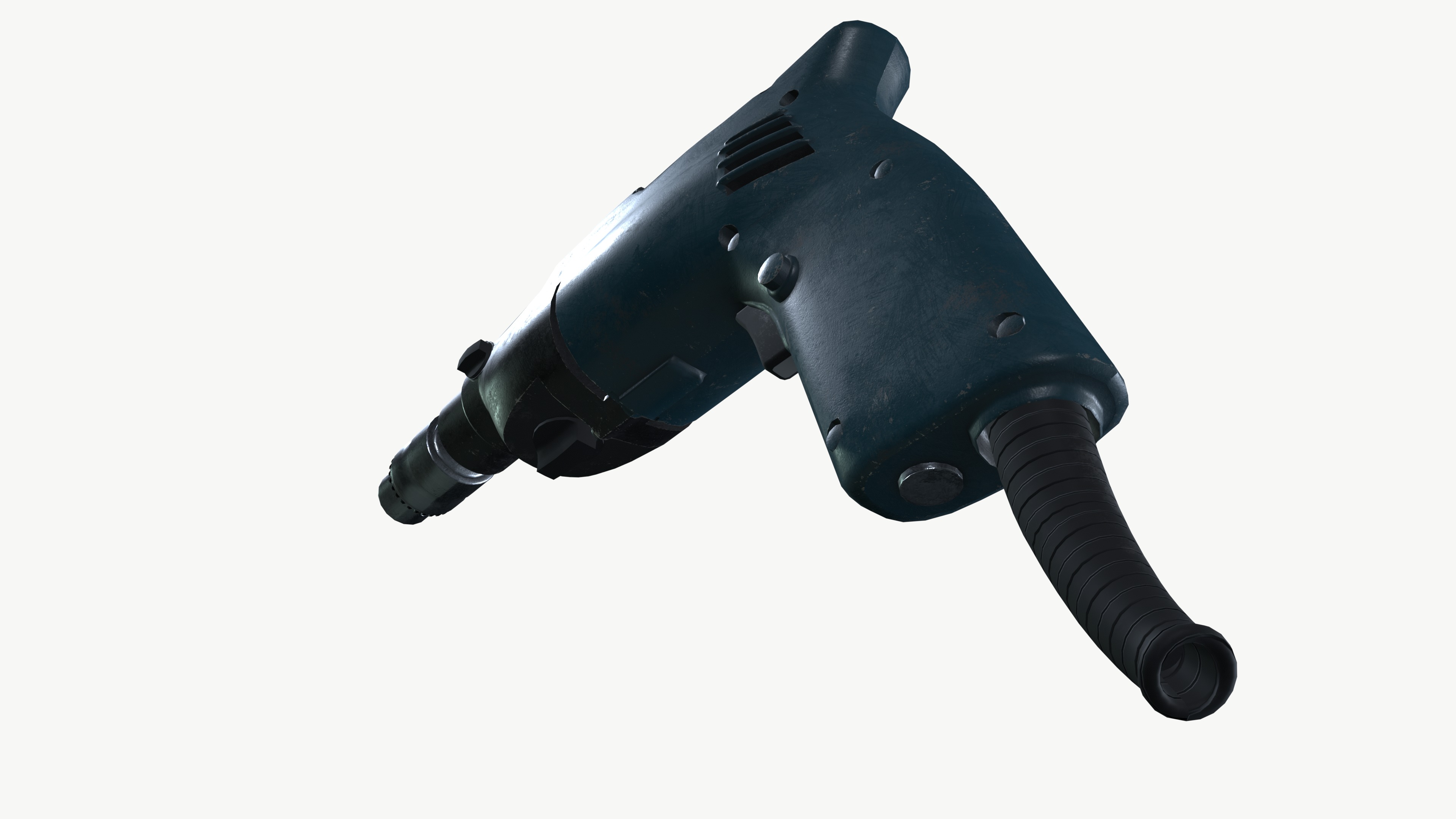 Drill Machine 3D model_8