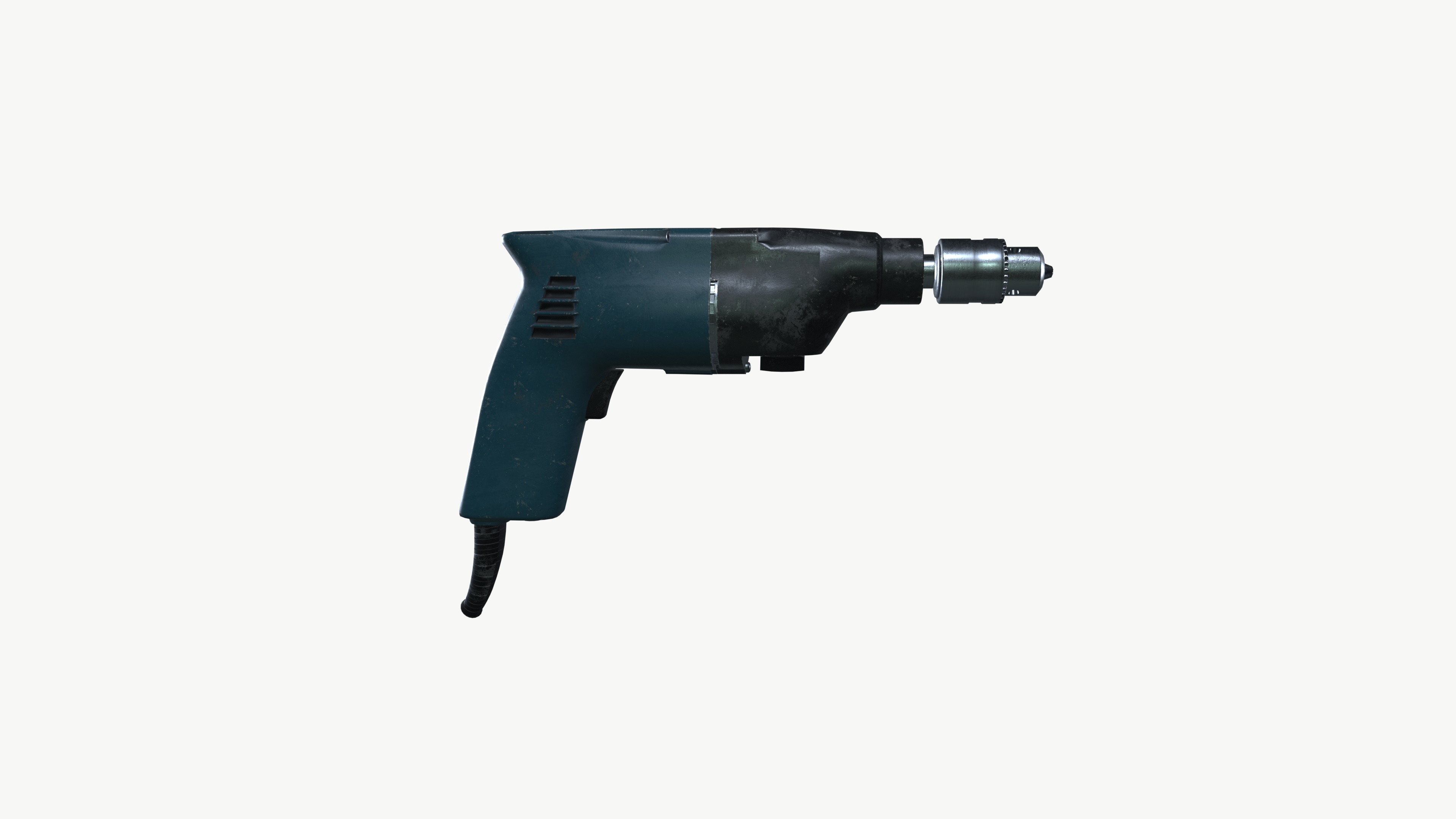 Drill Machine 3D model_4