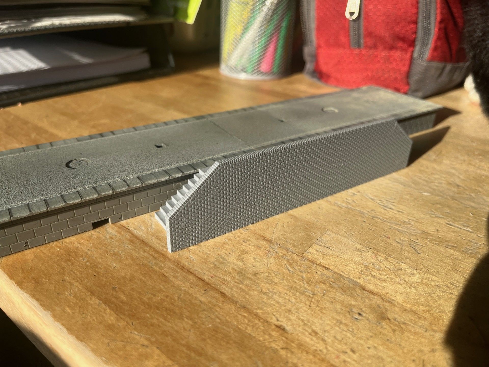 Model Railway Platform Access Steps V2 3D print model_8