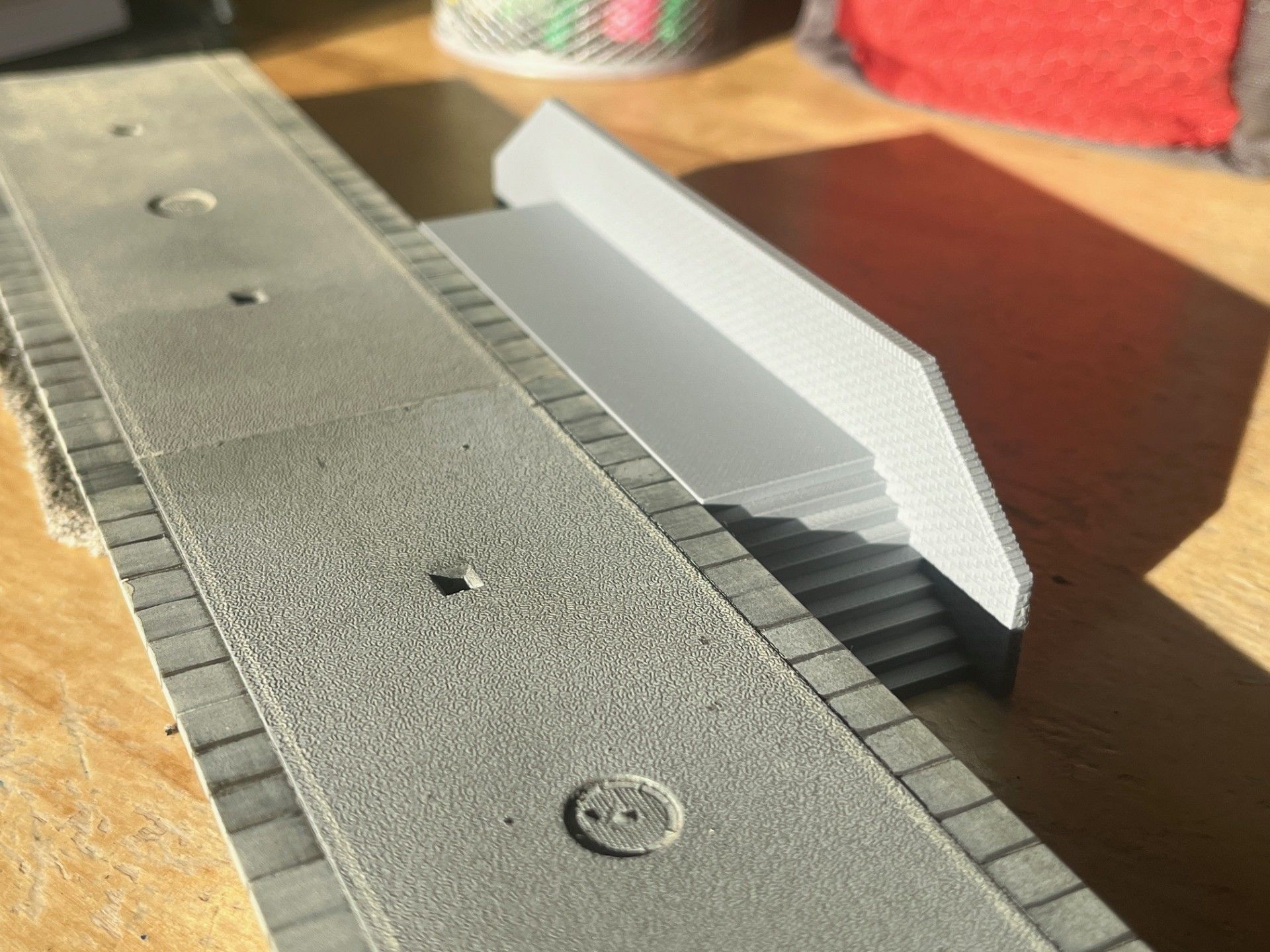 Model Railway Platform Access Steps V2 3D print model_2