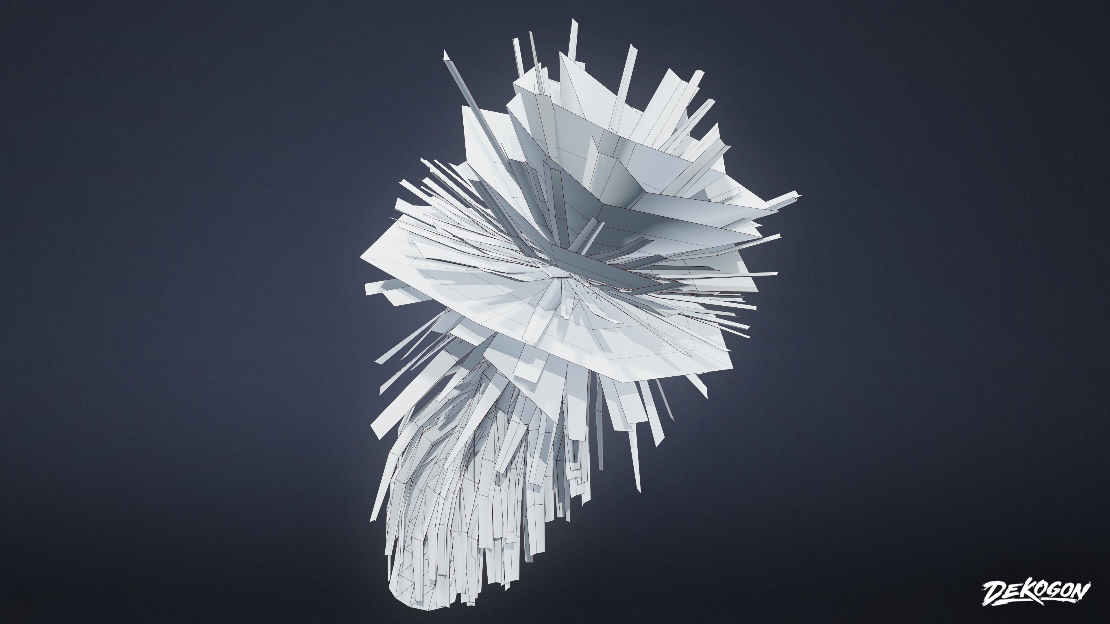 FOLIAGE - Yucca - LOW POLY Low-poly 3D model_8