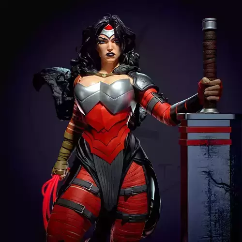 Absolute Wonder woman with NSFW