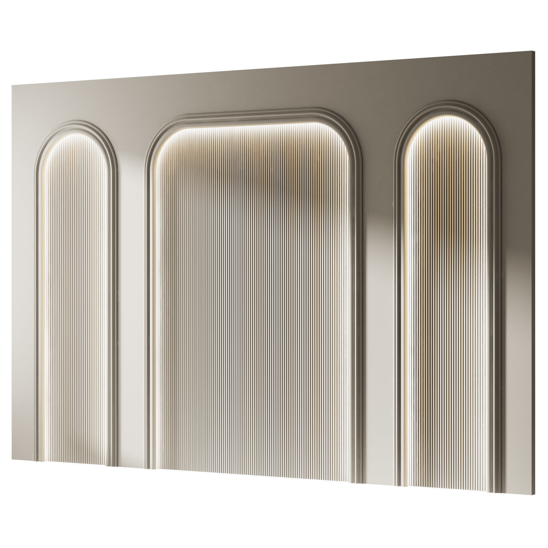 Decorative V17 Wall Panels 3D model_1