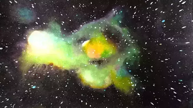 Wreath Nebula 3D model