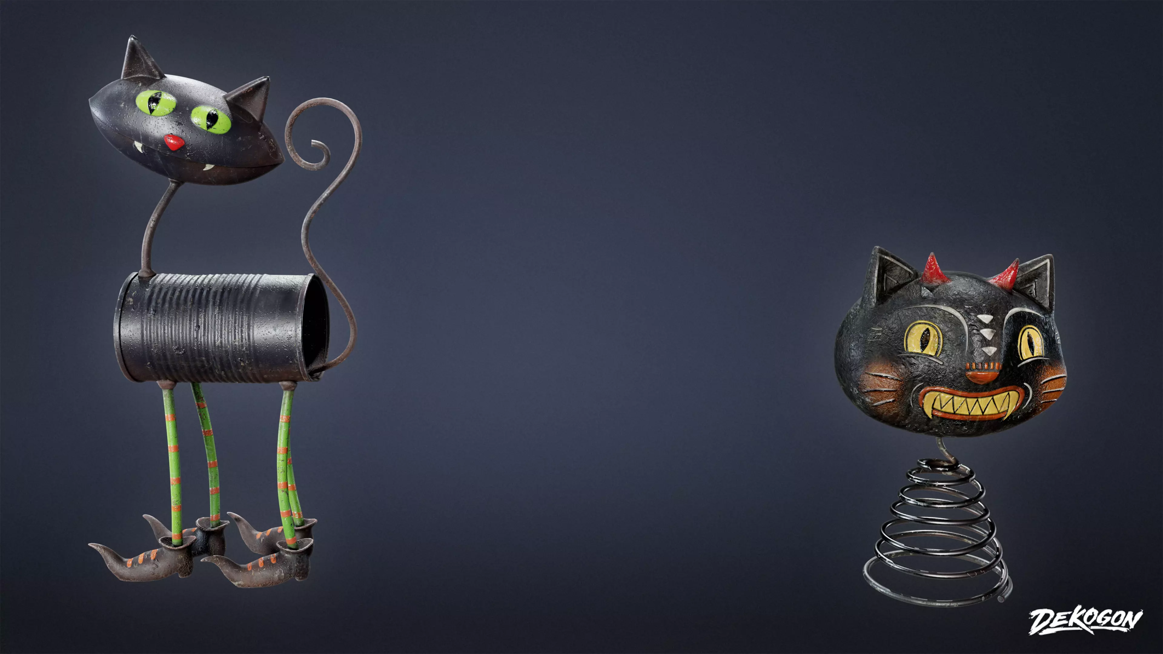 HOLIDAYS - Halloween Shelf Decor 01 - LOW POLY AND NANITE Low-poly 3D model