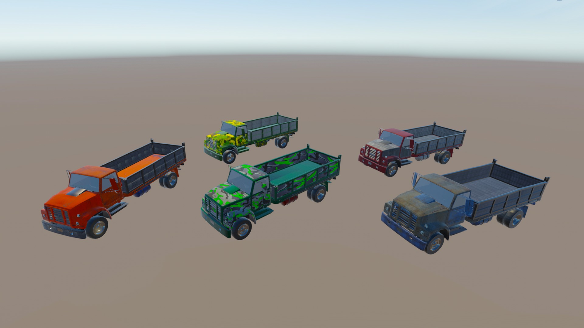 Heavy Vehicles Pack Low-poly 3D model_3