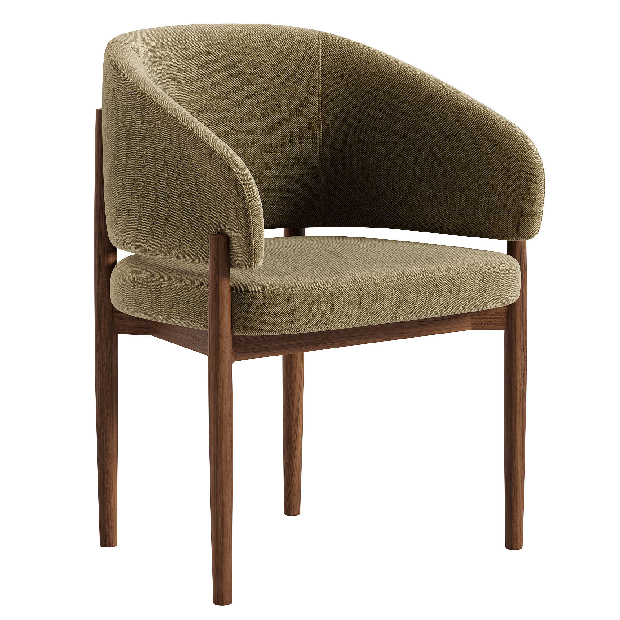 Westwing Nemo Chair and Luca Dining Table 3D model_1