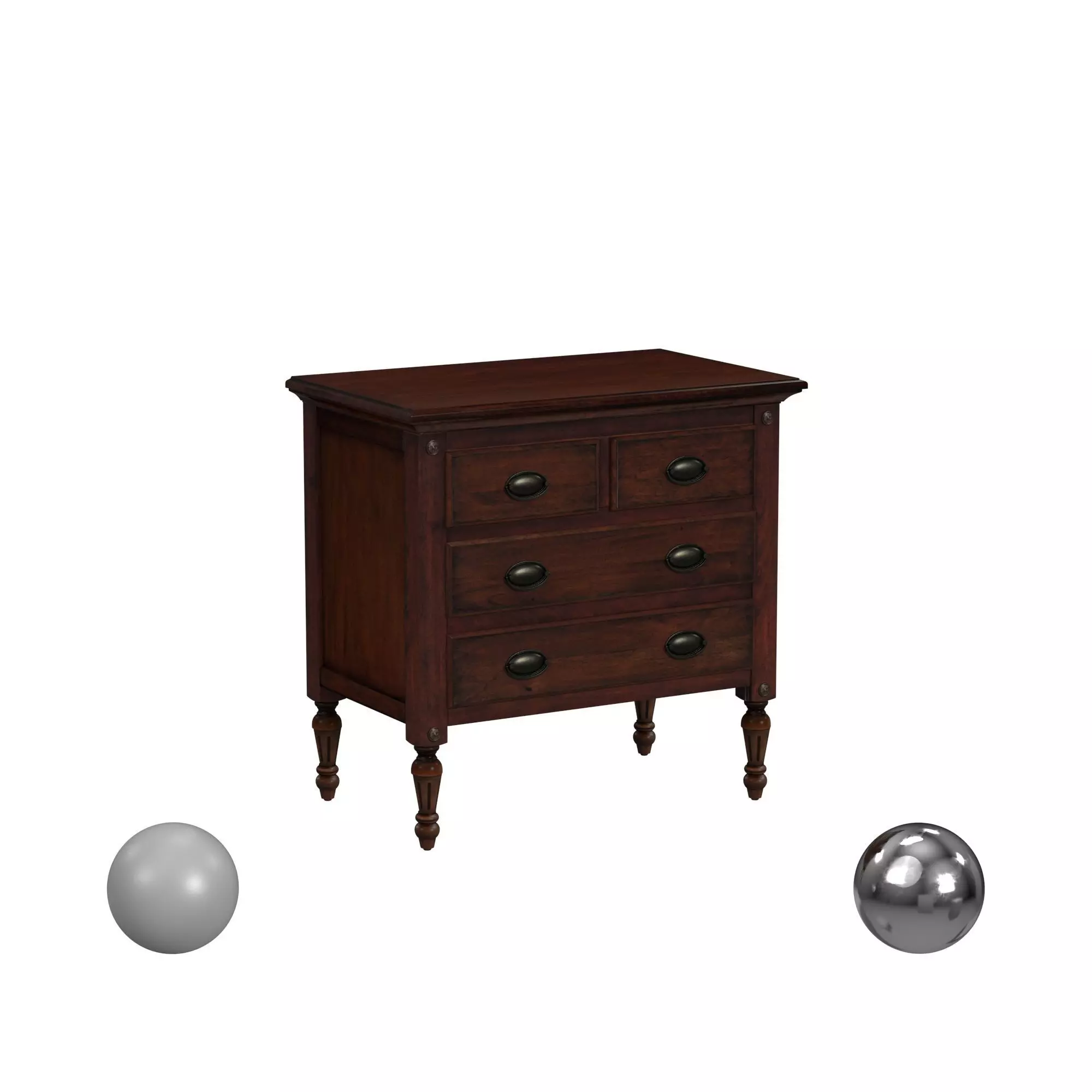 Butler Specialty Company Easterbrook 4 Drawer Chest 3D model_0