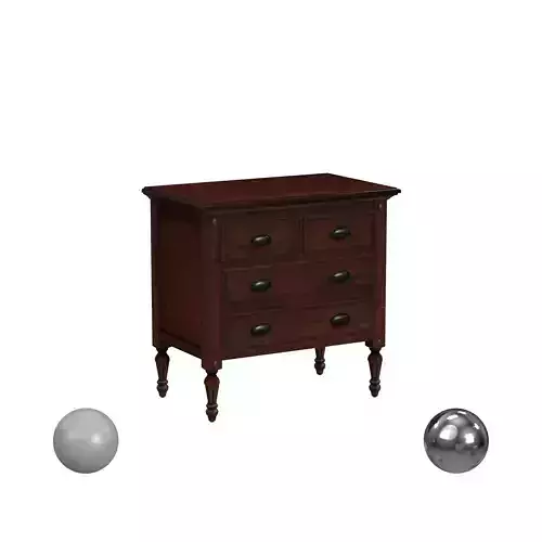 Butler Specialty Company Easterbrook 4 Drawer Chest 3D model