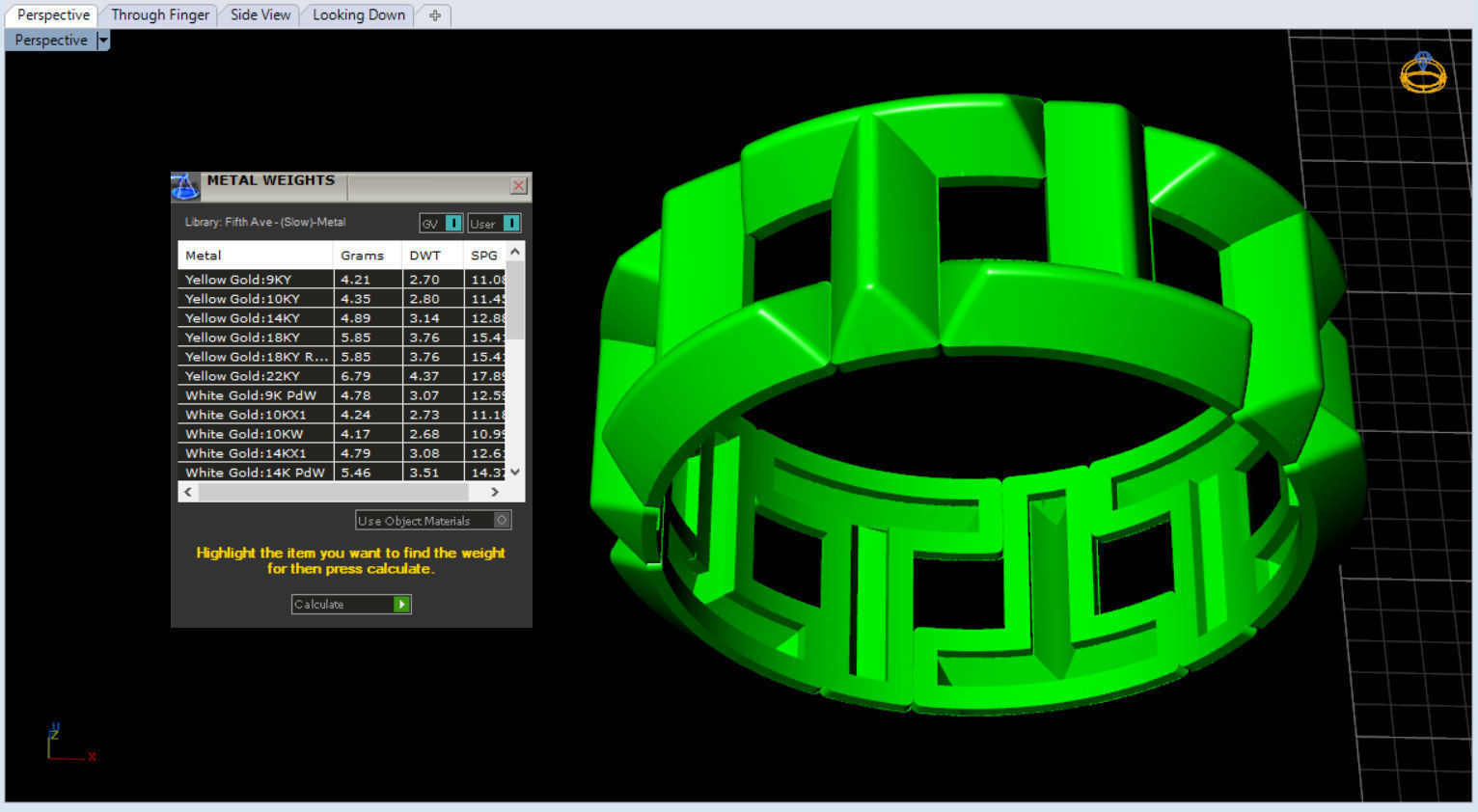 tiffany T Ring  3D print model_8