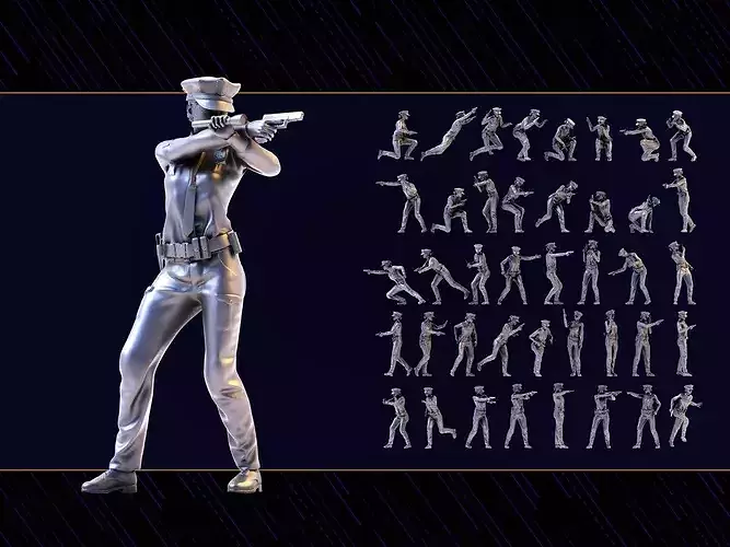 Police Woman Set02