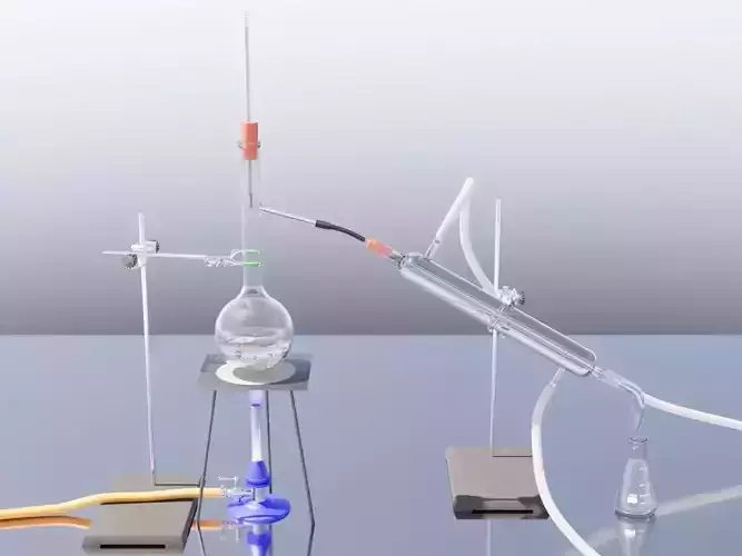 Distillation Apparatus 3D model