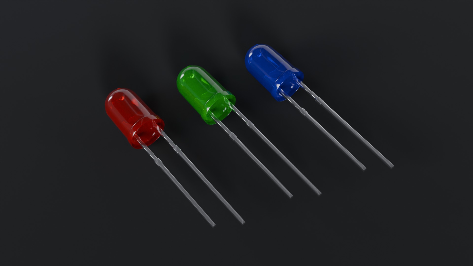 LED Light Emitting Diode 3D model_1