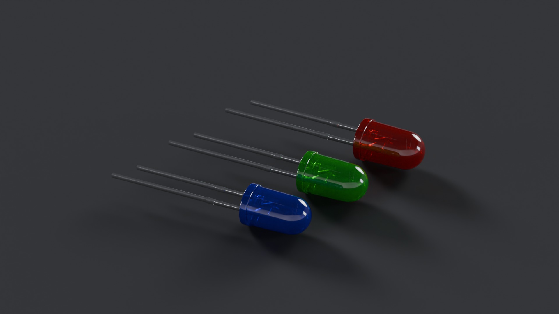 LED Light Emitting Diode 3D model_7