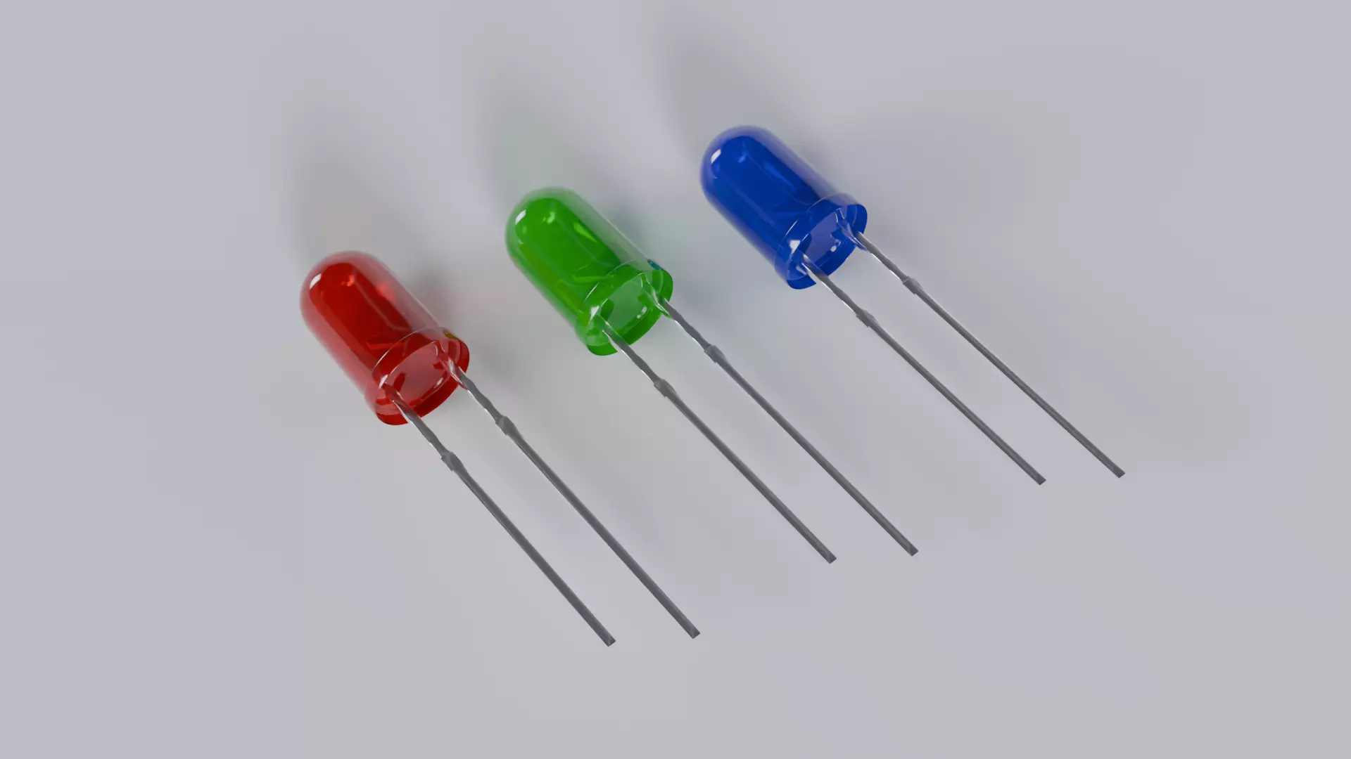 LED Light Emitting Diode 3D model_0
