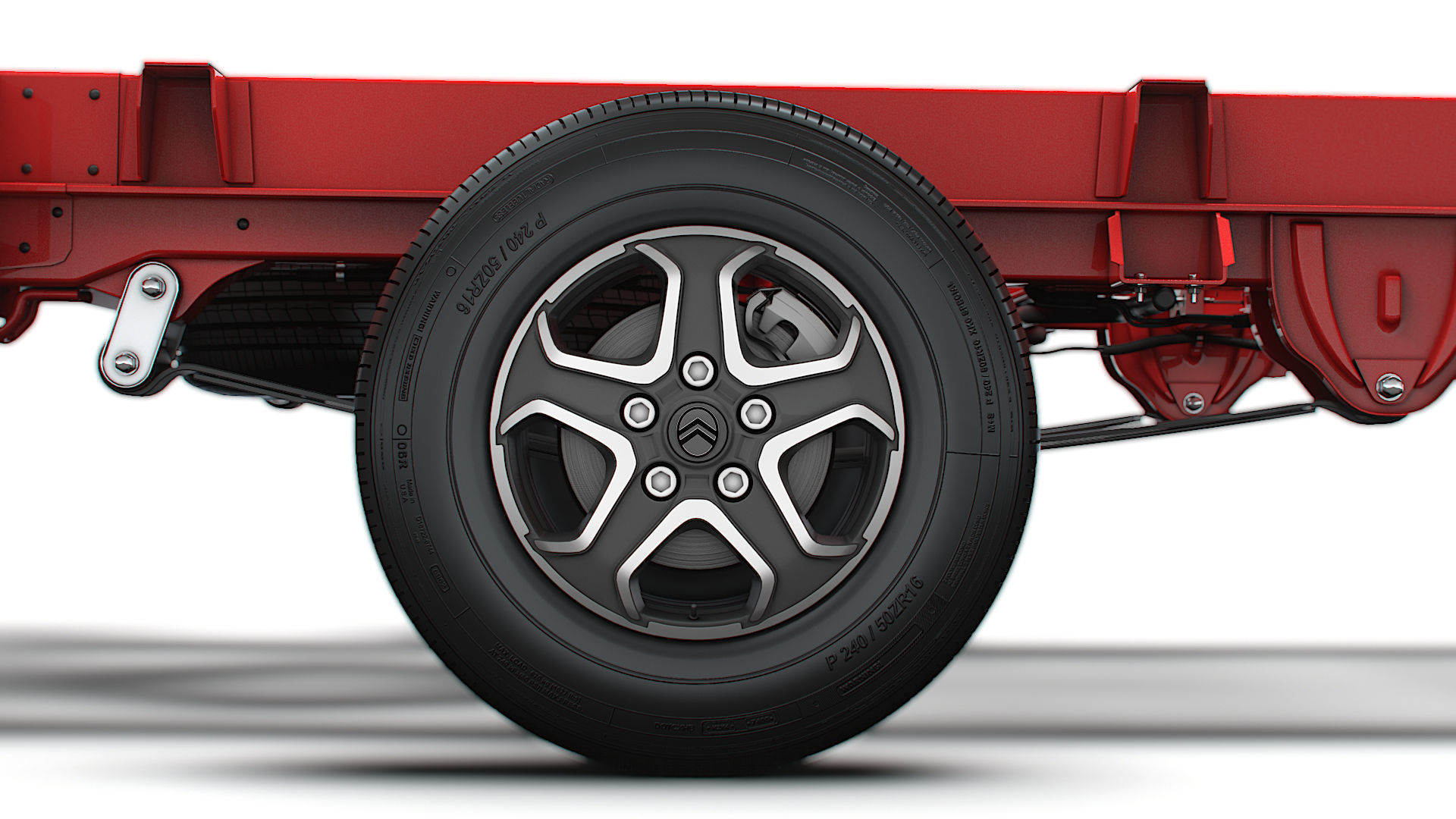 Citroen Jumper Chassis SCab 4300WB 2025 3D model_9