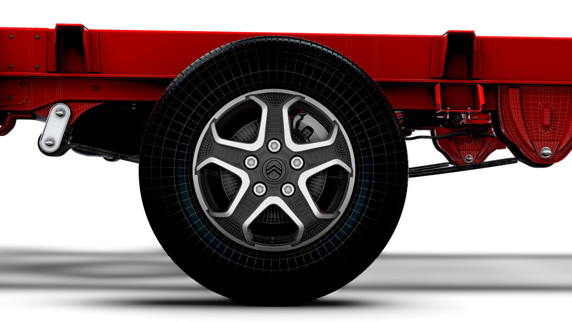 Citroen Jumper Chassis SCab 4300WB 2025 3D model_23