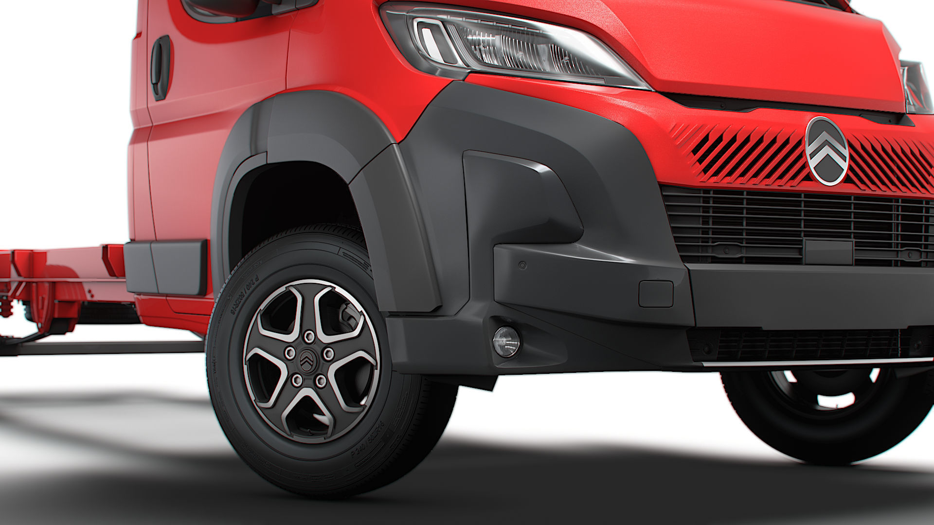 Citroen Jumper Chassis SCab 4300WB 2025 3D model_11