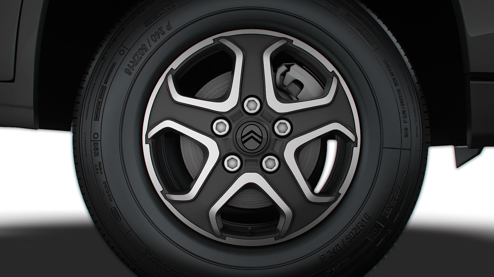 Citroen Jumper Chassis SCab 4300WB 2025 3D model_12