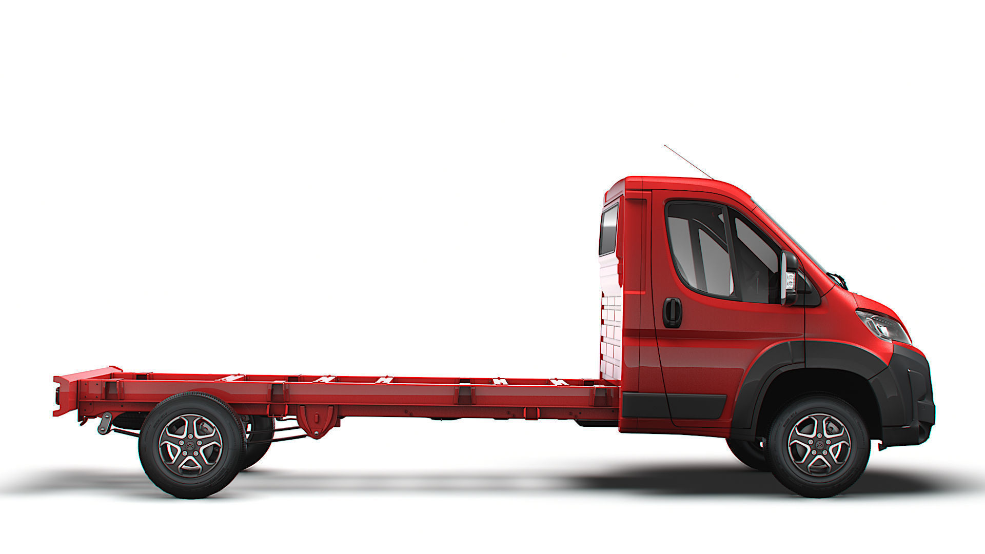 Citroen Jumper Chassis SCab 4300WB 2025 3D model_1