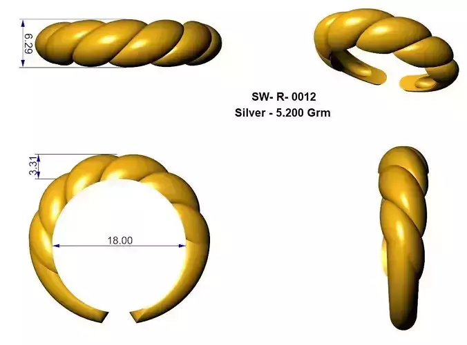 twisted ring