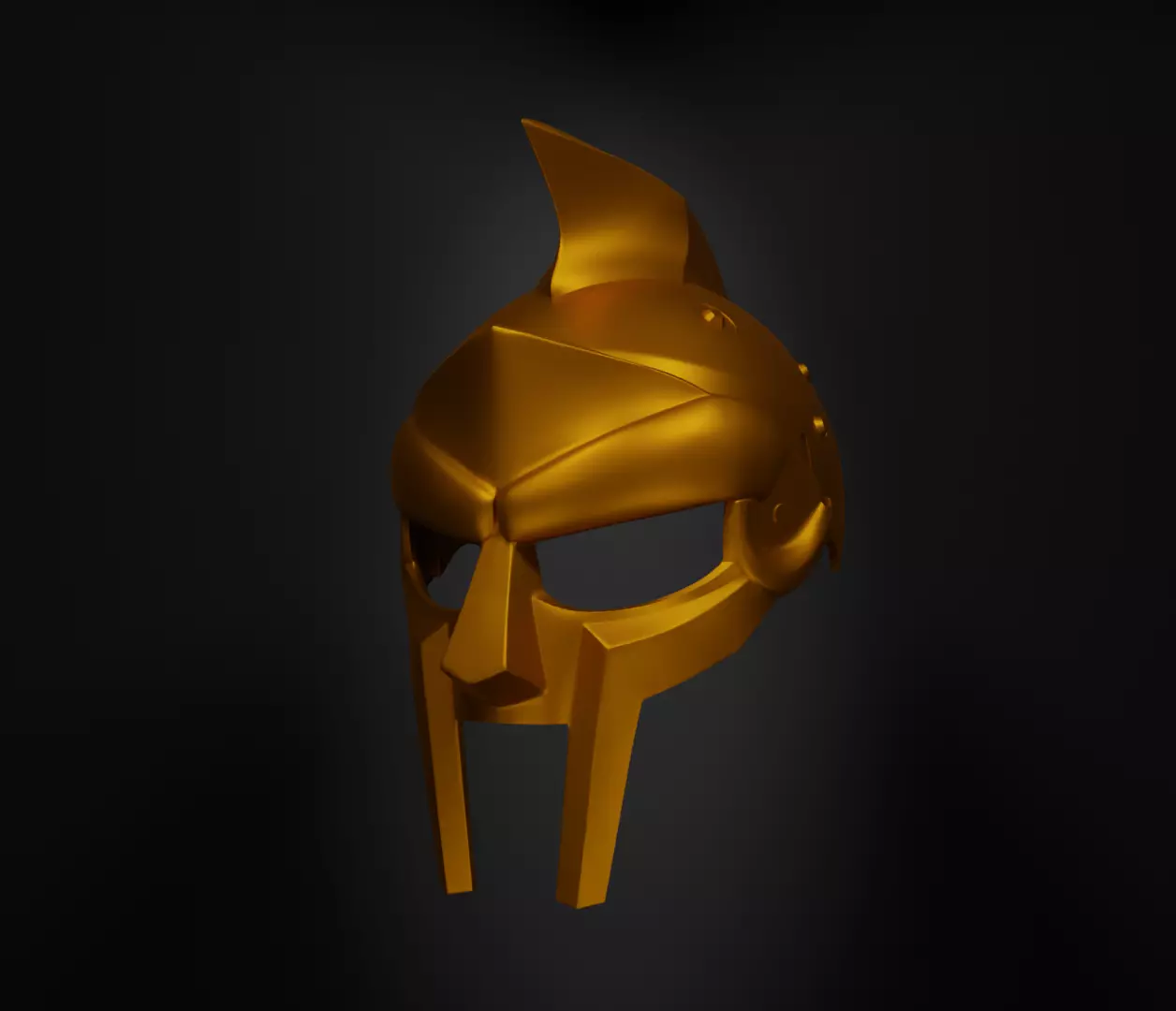 Gladiator Face Helmet Doom Face Mask - Gladiator Armor Part 3D print model_0