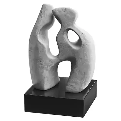 Jean arp sculptures Low-poly 3D model