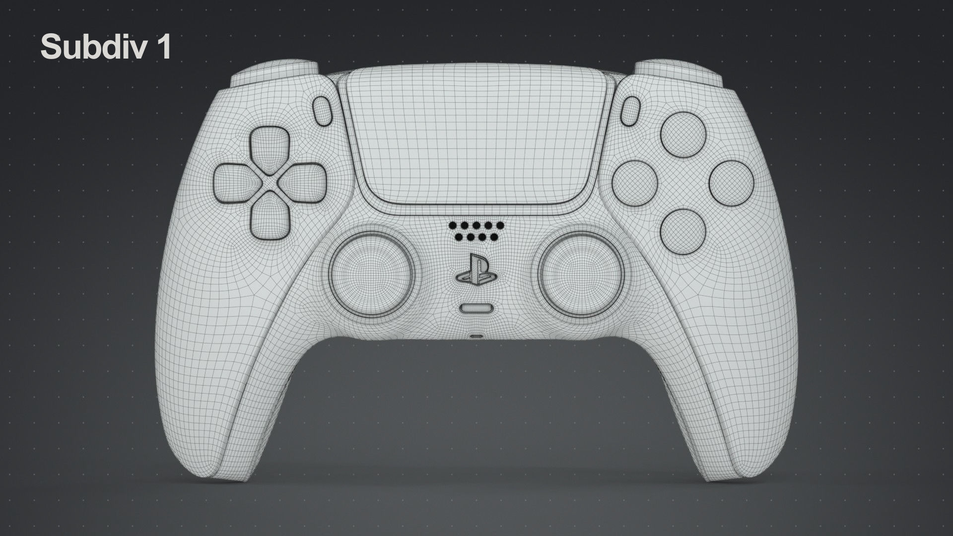 Dualsense Wireless Controller 3D model_14