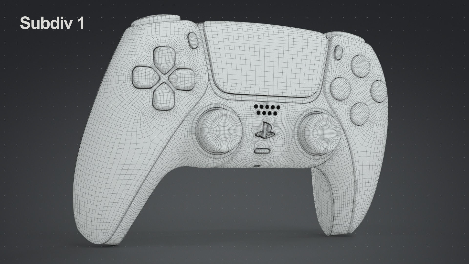 Dualsense Wireless Controller 3D model_16