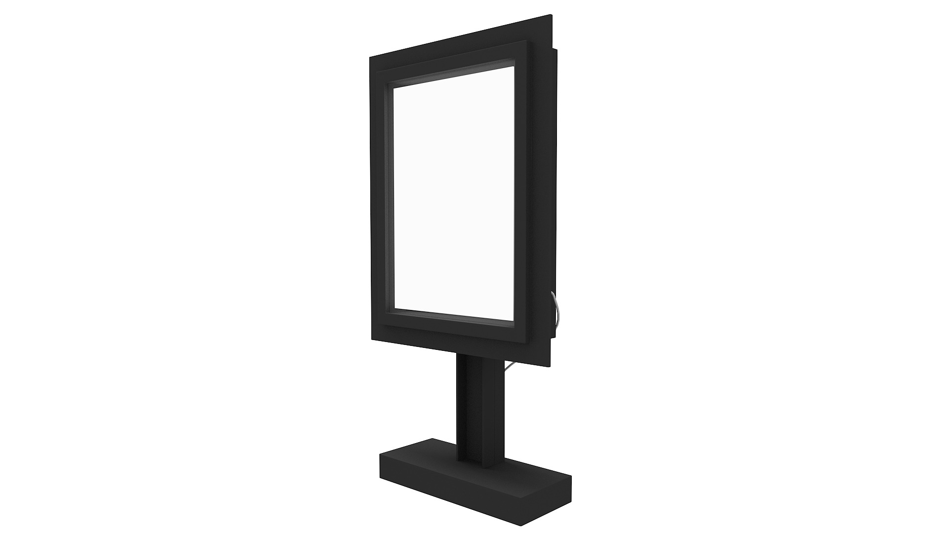 Street Billboard 3D model_2