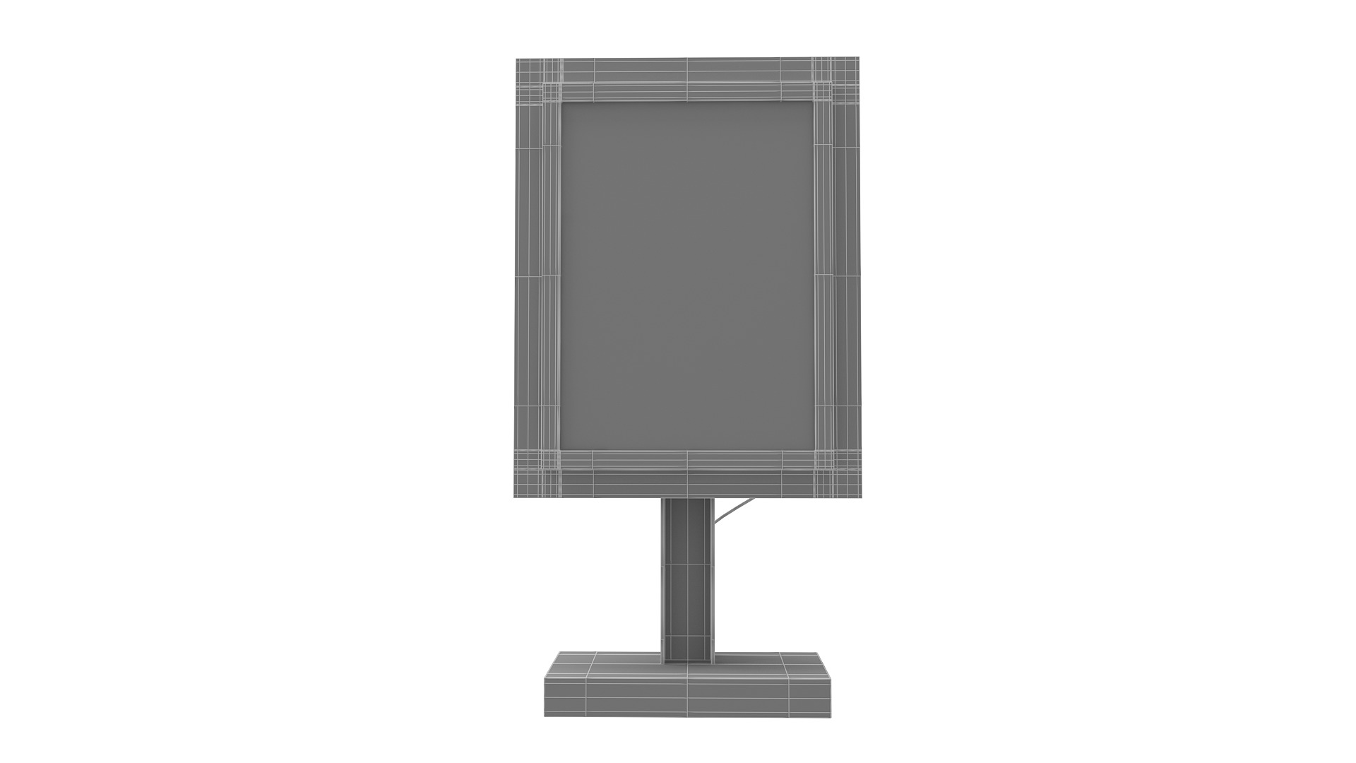 Street Billboard 3D model_6