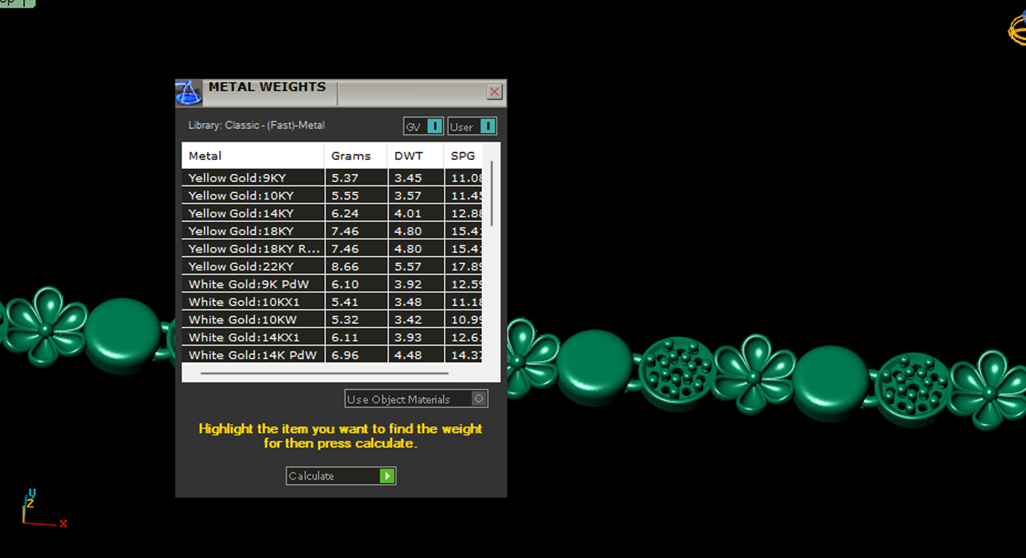 Less Weight diamond  ladies 3d bracelet for  direct casting  3D print model_6