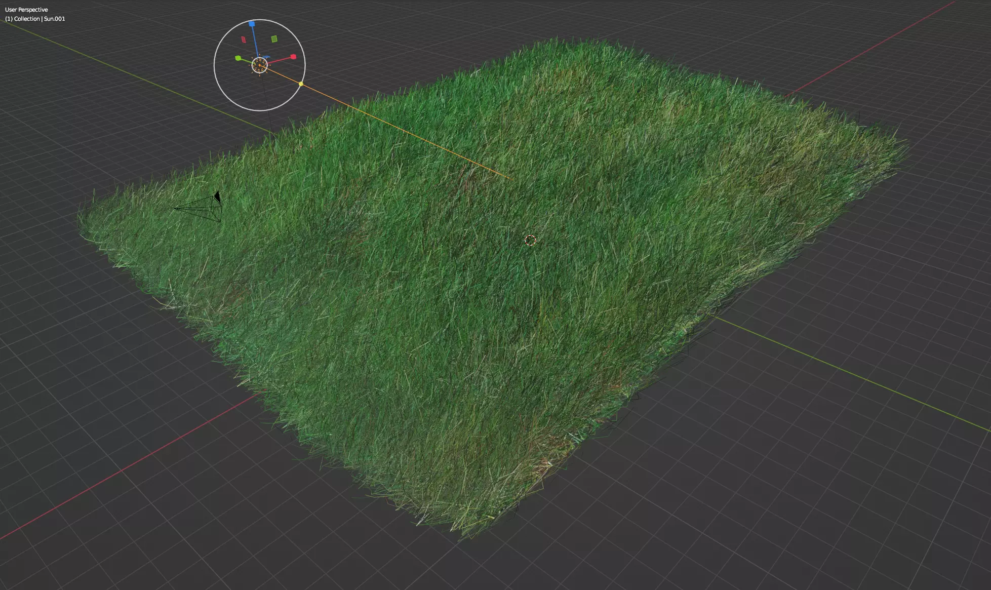 A Patch of Grass Free low-poly 3D model_0