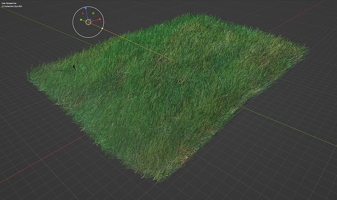 A Patch of Grass Free low-poly 3D model