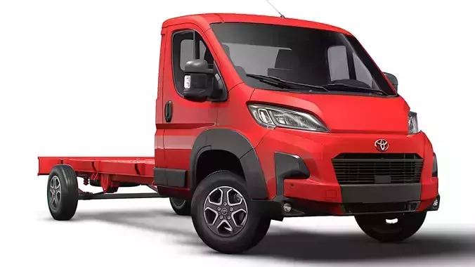 Toyota ProAce Max Chassis SCab 4300WB 2025 3D model